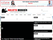 Tablet Screenshot of malatyamuhabir.com